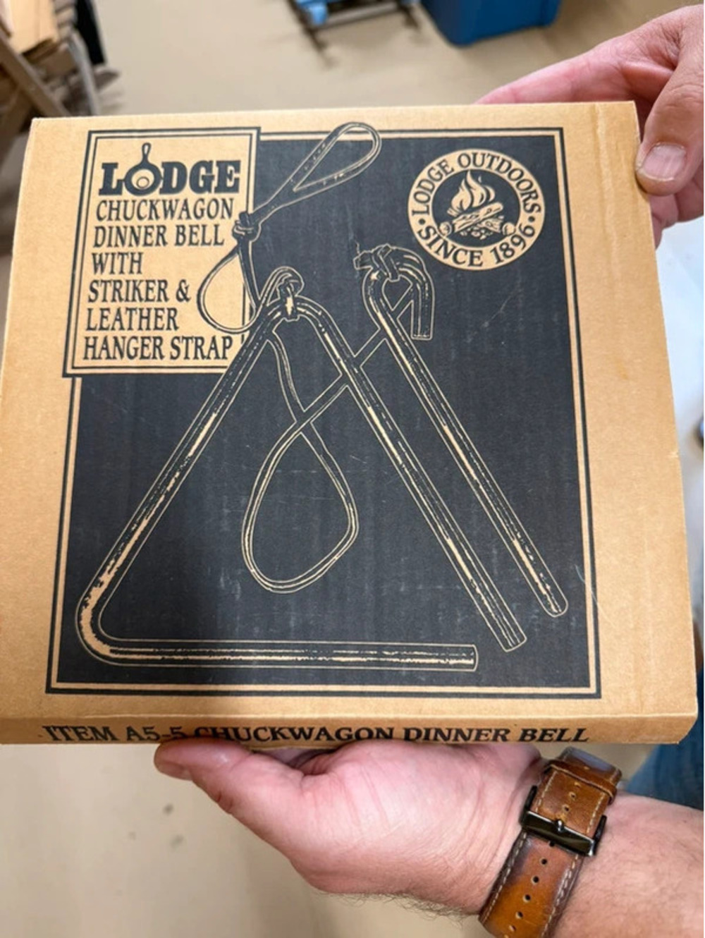 a Lodge Chuckwagon Dinner bell